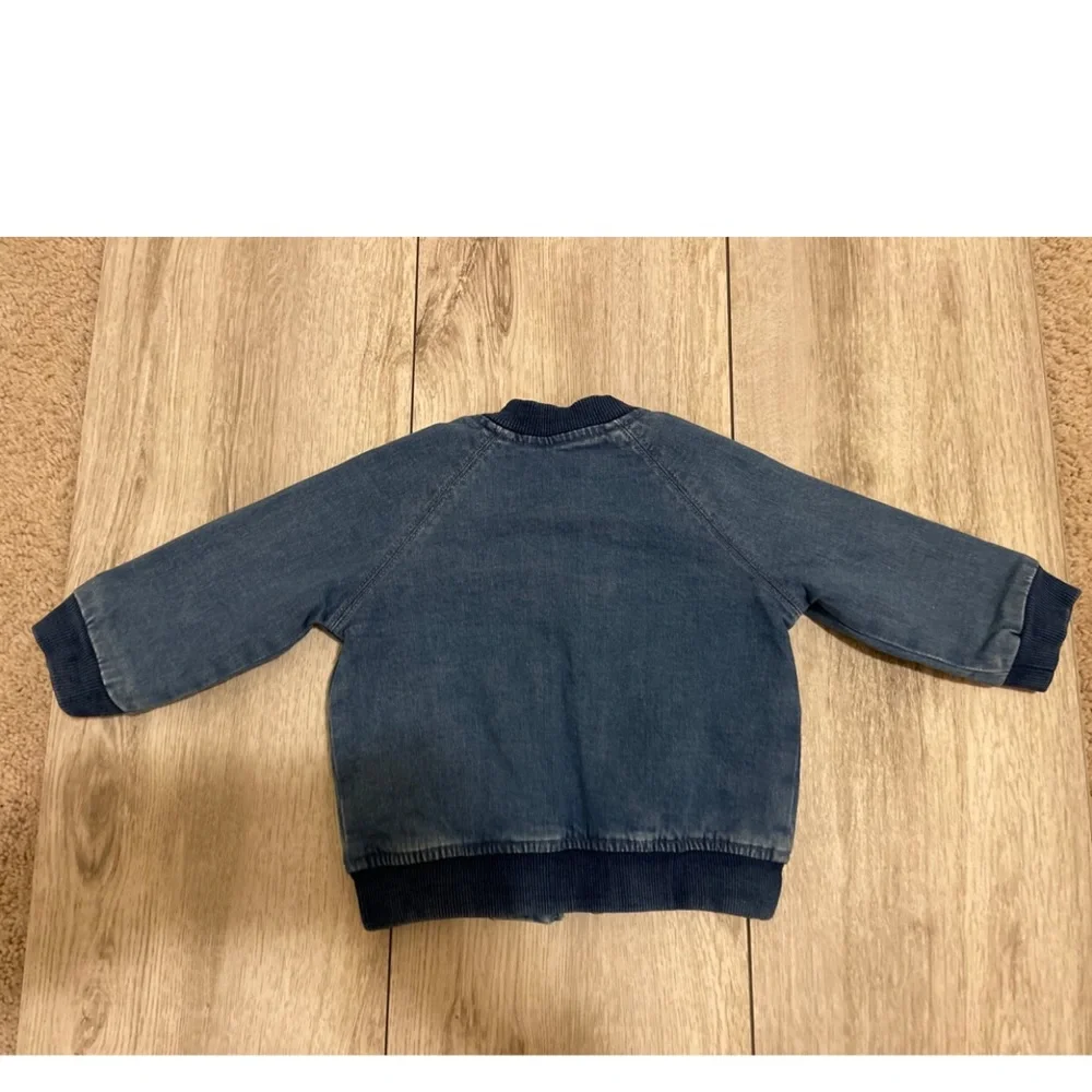 Gap 6-12 Months Denim Zip Up Jacket